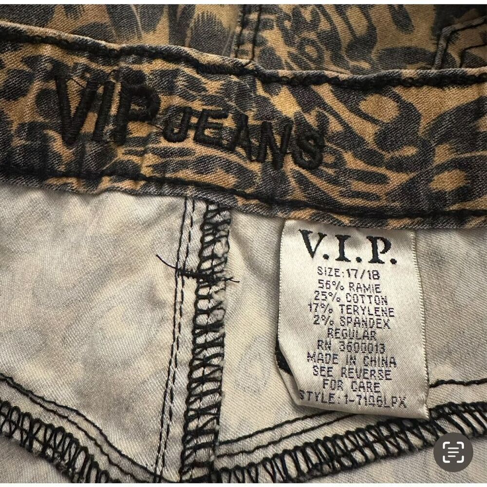 VIP Leopard Pants Sz 18 - Picture 4 of 4